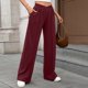 thumbnail image 1 of WILLBEST Pantalones Casuales para Mujer, Cómodos, con Cintura Elástica, Corte Holgado y Pierna Recta, Ideales para Uso Diario y Relajación. Chica, 1 of 7
