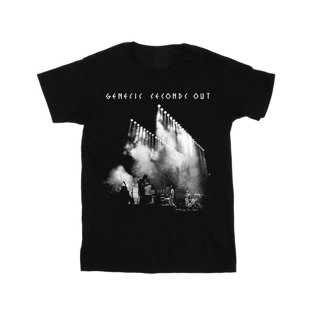Genesis T-Shirt Boyfriend en Coton Un Ton pour Femmes « Seconds Out »