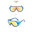 thumbnail image 2 of Gafas de sol deportivas tendencia gafas de sol de una pieza gafas de sol de ciclismo al aire libre 702 pin azul 2 LingWen 9024735092827, 2 of 2