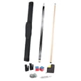 thumbnail image 4 of harper 146cm Billiard Cue Pool Sticks Replacement Two Sections Lightweight Storage Bag Snooker Cue for Game Practice Break Room Home White, 4 of 9
