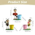 thumbnail image 3 of kjfeif Planter Flower Pots for Outdoor Yard Sculpture Garden Decors for DIY Flower Pot Bonsai Micro Landscapes Birthday Cake Topper Home Tabletop Car Decors, 3 of 8