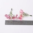 thumbnail image 2 of Paquete de 15 miniflores artificiales decorativas de tela para decoración, 8 cm (1 pieza de cada color), 2 of 5
