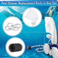 thumbnail image 2 of 11 Piezas de Limpiador de Piscinas Que Incluyen 2 Bolsas de Limpiador de Piscinas para 280 480,3 Neumáticos, 6 Mangueras de Barrido de Repuesto, 2 of 5