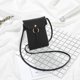 thumbnail image 1 of Bolso de Hombro Mini Casual para Mujer Negro, Bolso Pequeño Simplemente para Teléfono Móvil, Bolso Mini Cuadrado para Ocio, Bolso de Hombro Único para Teléfono, 1 of 7