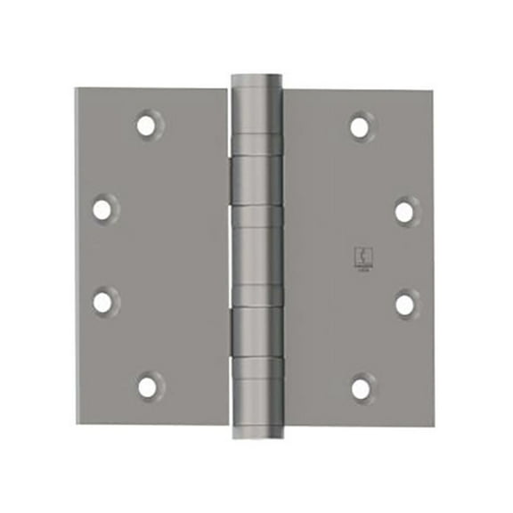 Hager BB1168 5X4-1/2 US26D Full Mortise Ball Bearing Hinge Heavy Weight 5 by 4-1/2 Steel 5 Knuckle Satin Chromium Plated Finish