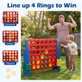 thumbnail image 6 of Costway 4-to-Score Giant Game Set 4-in-a-Row Connect Game with Storage Net for Kids & Adult, 6 of 11