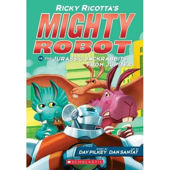 Pre-Owned Ricky Ricotta's Mighty Robot vs. the Jurassic Jackrabbits from Jupiter (Ricky Ricotta's Mighty Robot #5): Volume 5 (Paperback) 0545630134 9780545630139