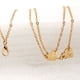 thumbnail image 5 of Collar de cadena en capas en forma de corazón Sonducket para mujer Oro, 5 of 6