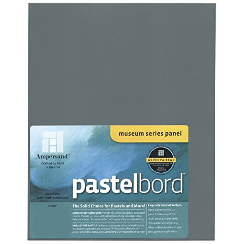 AMPERSAND ART SUPPLY PB08 PASTELBORD 1/8 INCH GRAY 8X10