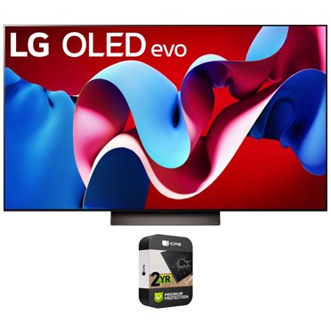 LG OLED55C4PUA 55 Inch Class OLED evo C4 Series Smart TV 4K Processor (2024) Bundle with 2 Year Extended Warranty