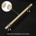 thumbnail image 3 of Homdiy 25Pack Gold Cabinet Pulls Brushed Brass Hardware Cabinet Handles Gold Drawer Pulls for Kitchen Cabinets, Dresser Drawers, 4inch Hole Center, 3 of 5
