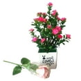 thumbnail image 3 of AFQH Artificial Flowers Plant in Pot Adds Natural Touch to Home Office Space, 3 of 6
