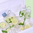 thumbnail image 2 of Botella de Agua Cuadrada de 500 Ml, Vasos Planos Portátiles para Bebidas, Frasco Frío Delgado, Botella de Agua Deportiva, Frasco de Agua de Verano para Senderismo B, 2 of 5