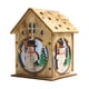 thumbnail image 1 of Casa de madera luminosa de Navidad con luz LED de colores Madera de bricolaje TFixol  Ligero, 1 of 7