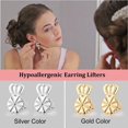 thumbnail image 4 of Elevadores para Aretes Kouley Ajustables Hipoalergénicos 8MM 3 Pares, 4 of 7