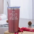 thumbnail image 2 of Graduation Gifts for Women,She Believed She Could So She Did Tumbler,Congratulations Gifts ,Inspirational Gifts,New Job Gift,Congrats Gifts,Motivation Gifts for College,Her(Rose Gold), 2 of 6