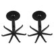 thumbnail image 4 of GOOHOCHY 2 ganchos giratorios para tazas, toallas, utensilios, soporte giratorio de 360 grados, armario, olla, autoadhesivo, para pared, baño y cocina., 4 of 8