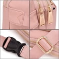 thumbnail image 3 of Riñonera, riñonera para hombres y mujeres, nailon impermeable, riñonera moderna, delgada y ligera con 3 bolsillos con cremallera, 3 of 5