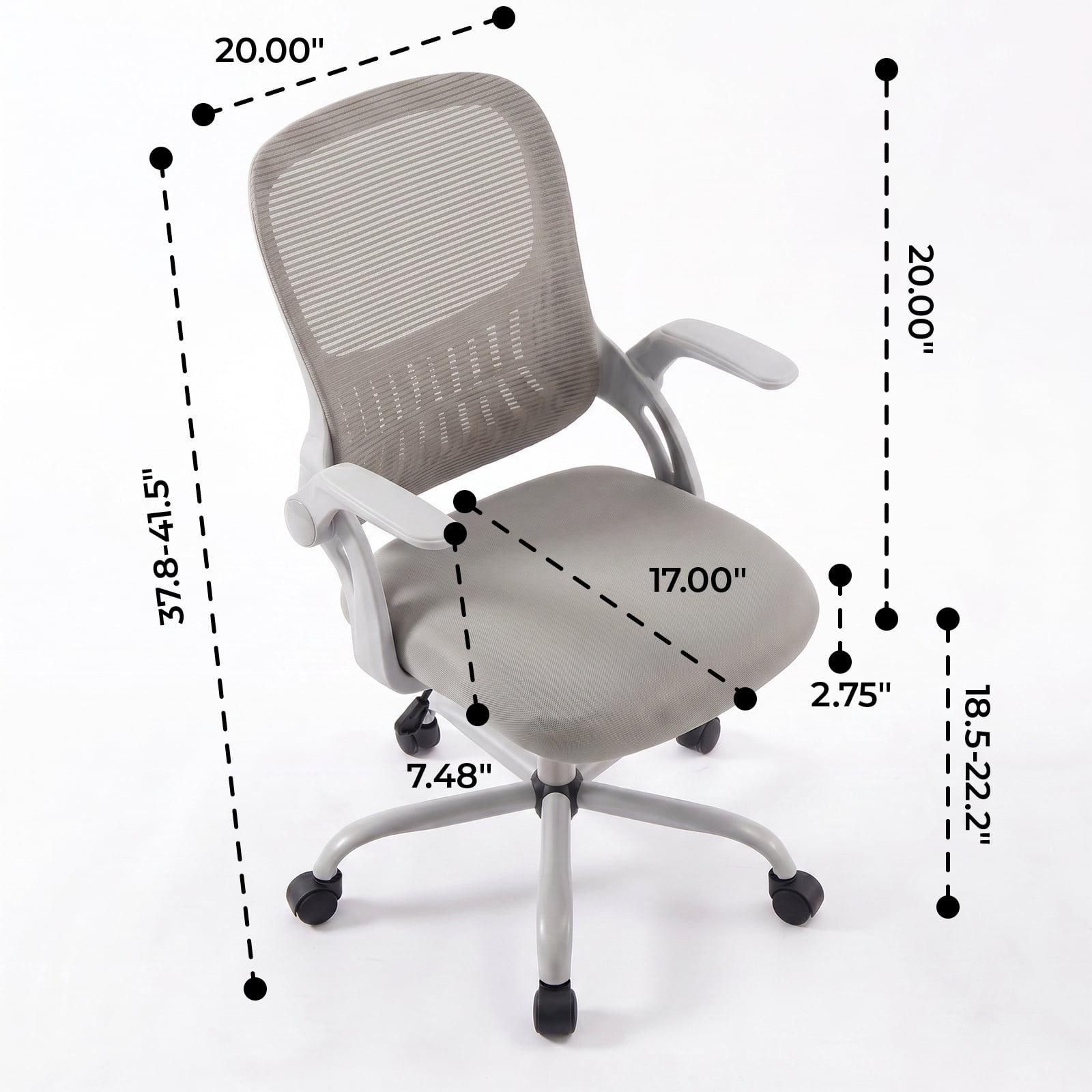 Alvantor 30" Tall Office Chair with Adjustable Footrest, Ergonomic Drafting Chair for Standing Desk, Black/Gray/Pink