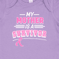 thumbnail image 4 of Inktastic My Mother is a Survivor Breast Cancer Awareness Boys or Girls Baby Bodysuit, 4 of 5