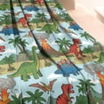 thumbnail image 3 of LightColor Dinosaurs Volcanoes Pattern Blanket,Comfortable Soft Lamb Wool Throw Blanket,All Season,Warm Lightweight Blankets for Sofa Bed Couch Living Room Chair,60"x80", 3 of 4