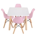 thumbnail image 1 of Mesa Melamina Cuadrada Duduk con 4 Sillas Berlin Rosa, 1 of 3