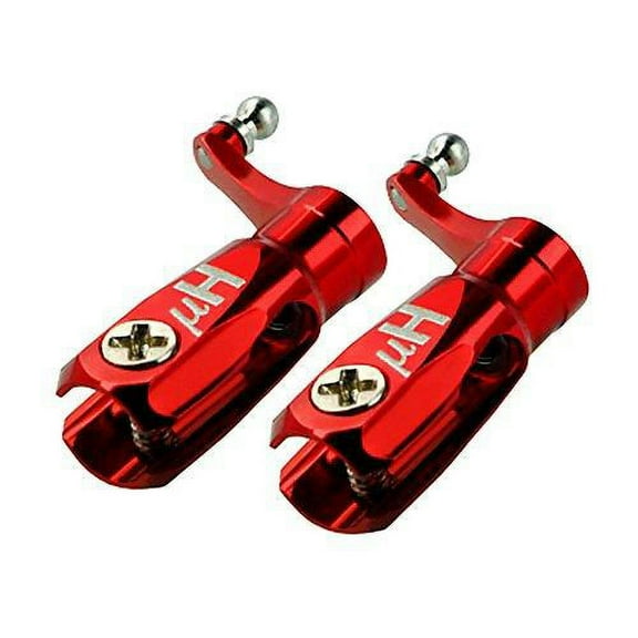 Microheli Aluminum Triple Bearing Main Blade Grip (RED) - BLADE NANO CPX/CPS/S2/S3