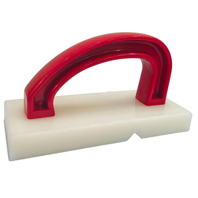 Siruishop Planche à Découper comme Planche à Découper et Conditionneur. un Outil pour Lisser les Planches avec une Poignée Confortable pour Usage Commercial et Privé. Rouge