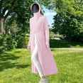 thumbnail image 5 of QHFBli Sun Protection Clothing Women Long Sleeve UPF 57+ Swimsuit Cover Up Lightweight Full Zip UV Dresses for Women, 5 of 9