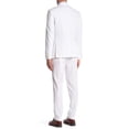 thumbnail image 2 of Adam Baker Men's S-40303 Slim Fit Single Breasted Notch Lapel 2-Piece Suit Set - White - 38S, 2 of 2