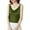 Army Green, variant on Women Bottoming Vest V-Neck Sling Sleeveless Smooth Satin Tops Imitation Silk Bottoming Vest Versatile Daily Wear