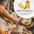 thumbnail image 5 of GARVALON 6Pcs Guitar String Ferrules Metal String Caps for Musicians Electric Guitar Parts 0.28x0.24in, 5 of 5