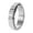 Silver, variant on Men's Stainless Steel 6MM Plain Rotating Band Puzzle Gear Anxiety Ring Gold Size 9