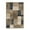 Beige/ Blue, variant on BNM Plush Geometric Indoor Area Rug, Grey, 8' x 10'