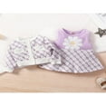 thumbnail image 3 of Infant Newborn Baby Girl 2Pcs Fall Winter Outfit Floral Long Sleeve Jacket Coat Sleeveless Dress Clothes Set, 3 of 9