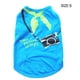 thumbnail image 3 of Greeniant Ropa para cachorros, chaleco de algodón flexible para perros, estampado de estilo Simple, sudadera de verano para cachorros pequeños, camisetas Ropa para mascotas Cielo azul S Greeniant PT003724-02B, 3 of 6