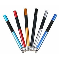 Soimiss Golden 2 in 1 Stylus Pen with Clear Disc for Screen Drawing and Note Taking