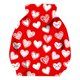 thumbnail image 4 of Sudadera con capucha para niña, para el Día de San Valentín, con estampado de color, de manga larga, informal, deportiva, con capucha, de manga larga, con inserciones en los hombros, blusa de poliéste, 4 of 6