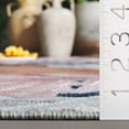 thumbnail image 5 of SAFAVIEH Cabana Jane Botanical Indoor/Outdoor Area Rug, Grey/Rust, 8' x 10', 5 of 17
