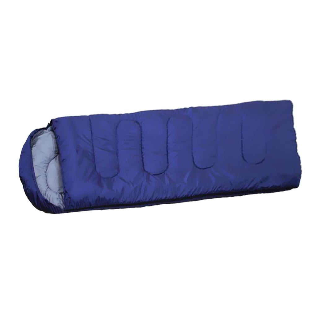 Axioma Ultralight Adult Hooded Sleeping Bags for Outdoor Travel Camping Hiking Navy 0.7kg-Navy