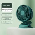 thumbnail image 4 of Ventilador pequeño con clip para dormitorio de estudiantes, con carga USB, miniventilador portátil para cochecito de bebé, escritorio de escritorio, 4 of 7