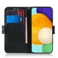 thumbnail image 5 of Case for Samsung Galaxy A52 5G/4G Cover Magnetic 3D Pattern Wallet Flip Case With Strap - Grey cat, 5 of 5