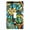 #1. Single Toggle, variant on Metal Light Switch Wall Plate Outlet Cover (Printed Image of Stained Glass Flowers - Single Duplex)
