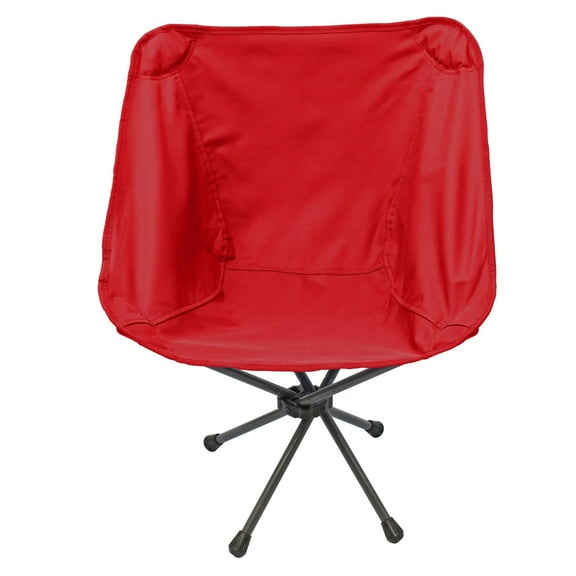Four Seasons Foldable Camping Chair with Swivel Bag, Red