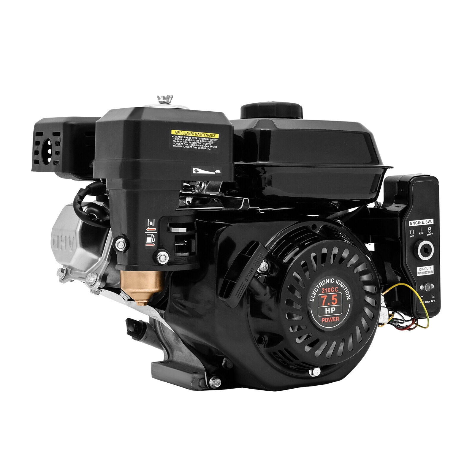 7.5HP 4-Stroke 212CC Electric Start OHV Gasoline Engine Go Kart Gas Engine Motor