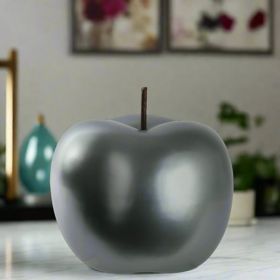 Silvette Chrome Apple Figurine