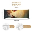 thumbnail image 2 of KLL Ultra Soft Microfiber Body Pillow Cover/Pillowcases 20"x54" with Hidden Zipper Closure-Castle Red Green Sky Dragon, 2 of 5