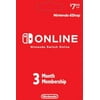 Nintendo Switch Online 3 Month Gift Card [Physical Card]