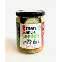Two Men and A Garden, Sliced Spicy Dill Pickles, 16oz(454g.), 1 Count