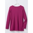 thumbnail image 5 of Woman Within Plus Size Ultra Soft Waffle Thermal Sweatshirt, 5 of 6